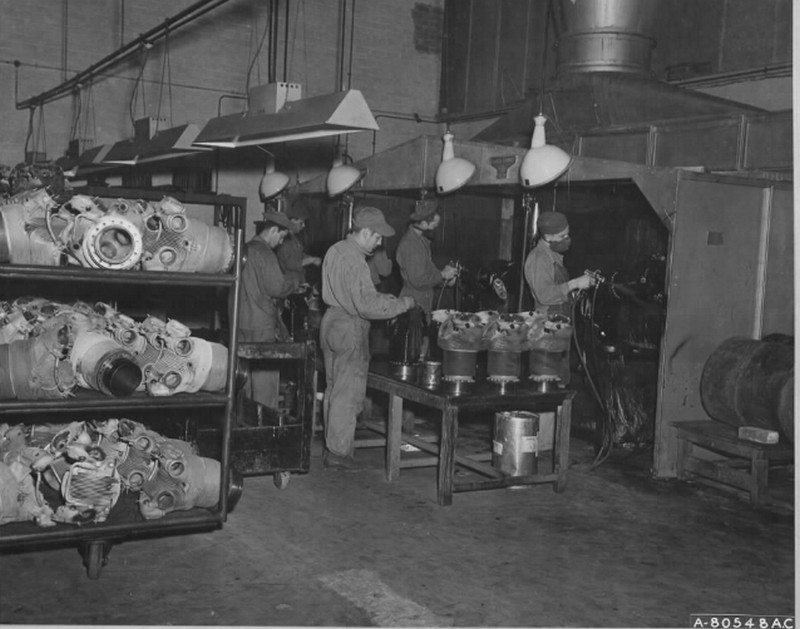 burtonwood fold cylinder spraying dep 30 oct 1943 photo 1