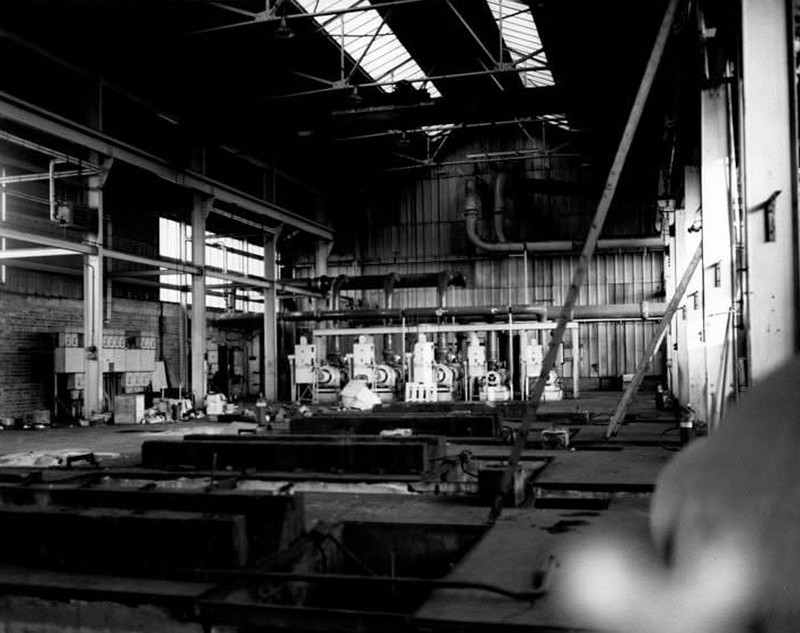 Inside the boiler house interior